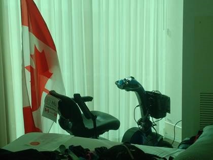 REMAX International conference transportation with Canada flag